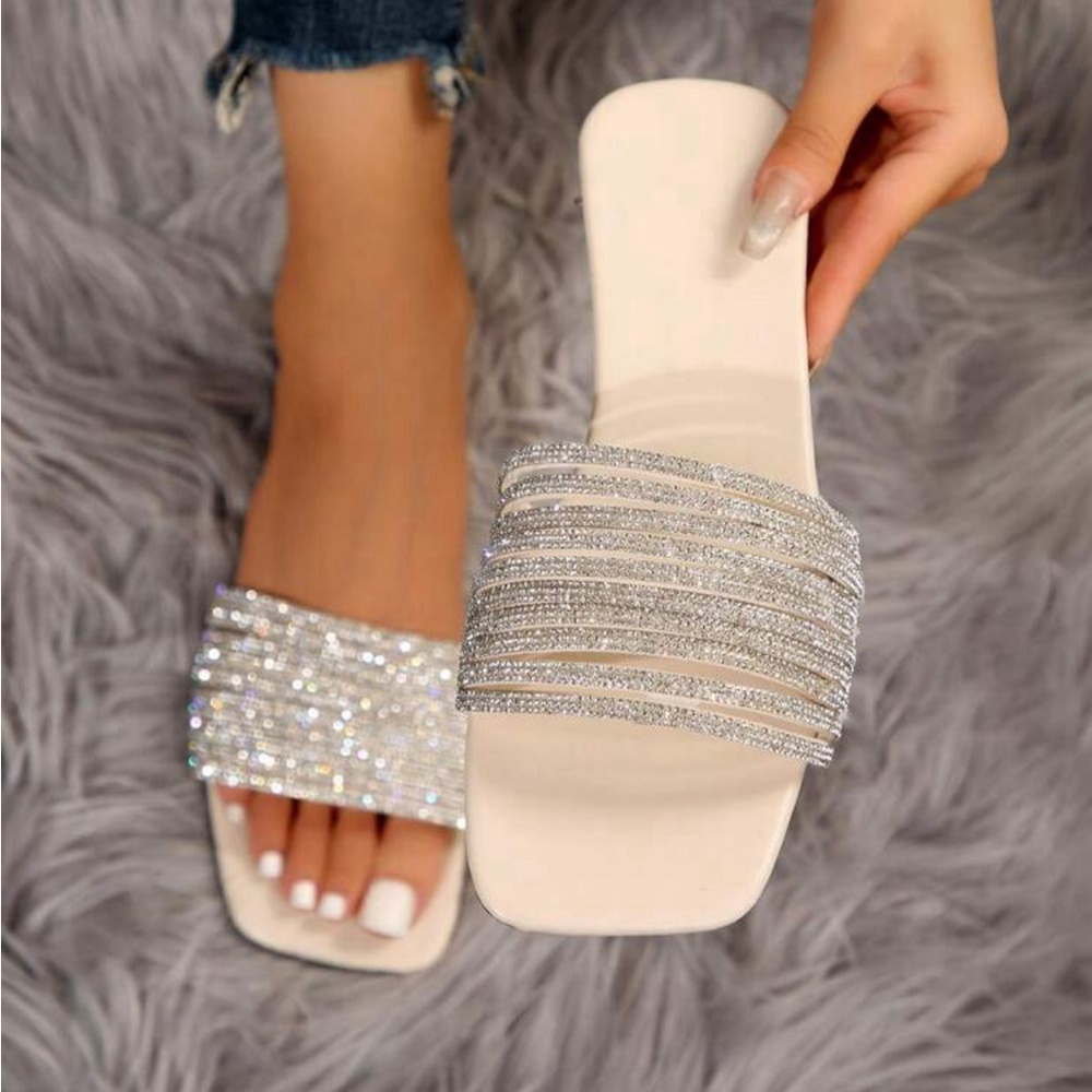 Brand New Rhinestone Sandals